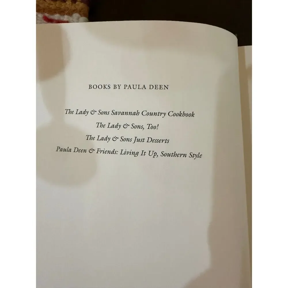 Paula Deen’s Kitchen Classics Hardcover Cookbook Southern Recipes 2005